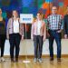 (vlnr) Dr. Ina Wüstefeld (Aesculap), Dr. Kirsten Labbus (Charité), Dr. Verena Grimm (Bio-Regio Stern), Anja Reutter (Bio-Regio Stern), Prof. Michael Putzier (Charité) und Frank Trautwein (Raylytic). (Bild: Raylytic)