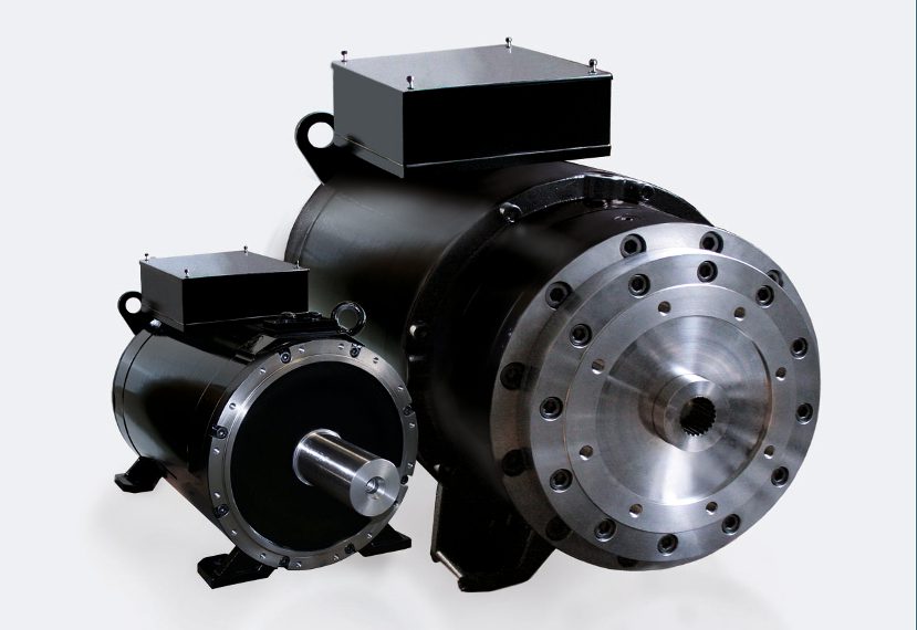 Die High-Torque-Motoren der Reihe DST2 können mit einem Drehmoment bis 75.000 Nm eine effiziente Alternative zu Hydraulikantrieben darstellen.