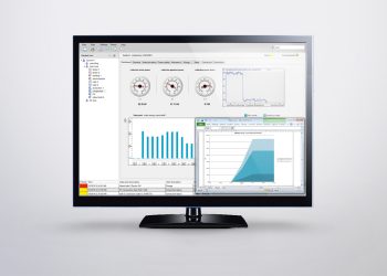 Die Energiemonitoringsoftware powermanager stellt Statusinformationen und elektrische Kenngrößen in einem übersichtlichen Dashboard dar und analysiert die Energieflüsse. Bild: Siemens