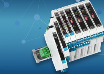 Die Ispac-Trennstufen lassen sich platzsparend und montagefreundlich mittels Pac-Bus auf die Hutschiene aufrasten. (Bild: R. Stahl)