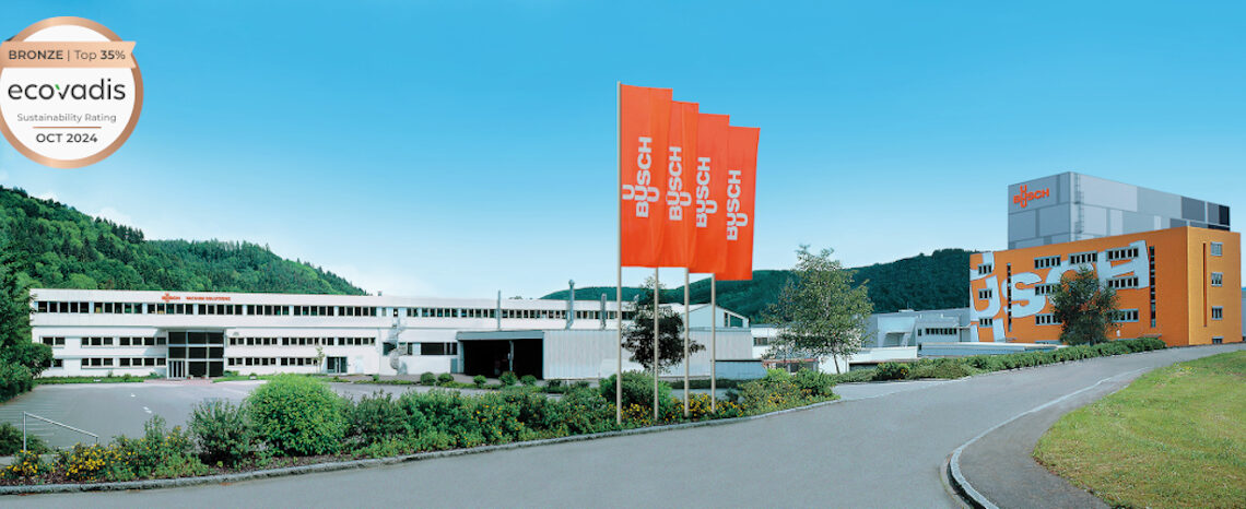 EcoVadis Bronzemedaille für Busch