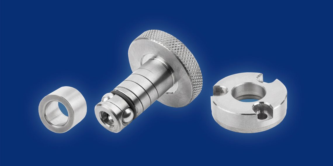 Positionieren und Spannen auch in rauen Umgebungsbedingungen: KIPP macht es mit der Edelstahlausführung von Ball lock möglich. (Bild: Heinrich Kipp)