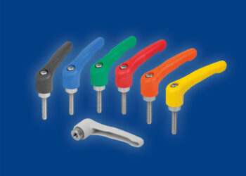 Klemm­he­bel mit Voll­kunst­stoff­griff: robust, leicht, ergonomisch