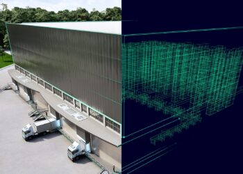 Digi­ta­ler Zwil­ling eines Logistikzentrums