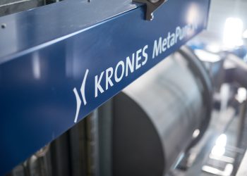 Ein Kernelement des Krones Kunststoff-Kreislauf sind die Meta-Pure Recycling-Anlagen. (Bild: Krones)