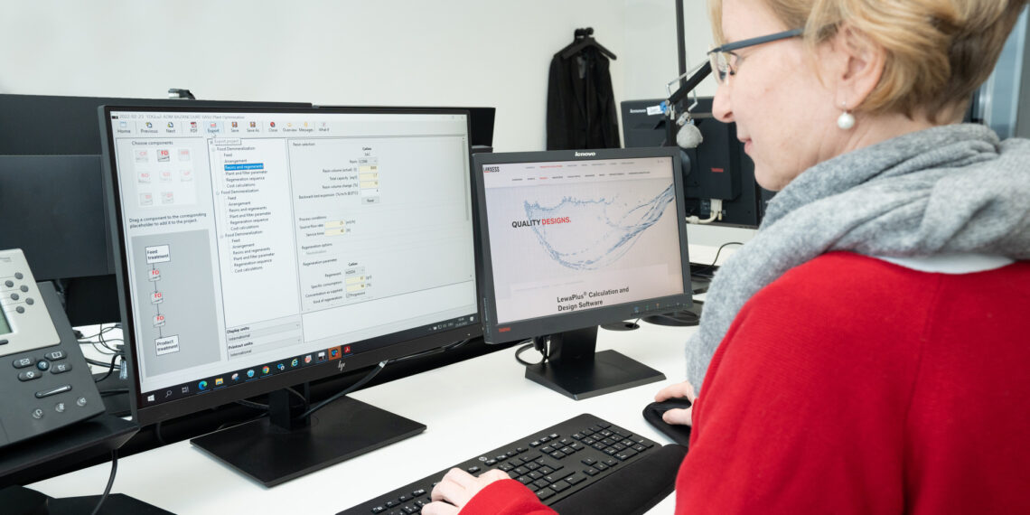 Berechnungstool dimensioniert Ionenaustauscher-Systeme