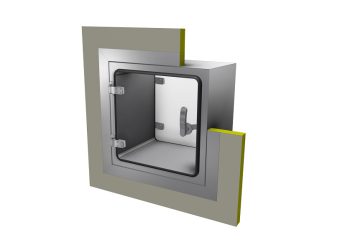 Edelstahl-Materialdurchreichen der Serie Kambic. Bild: Cik Solutions