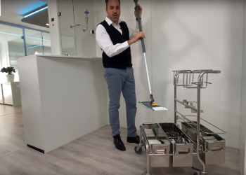 Mikroclean Reinraumreinigung-Reinigungswagen