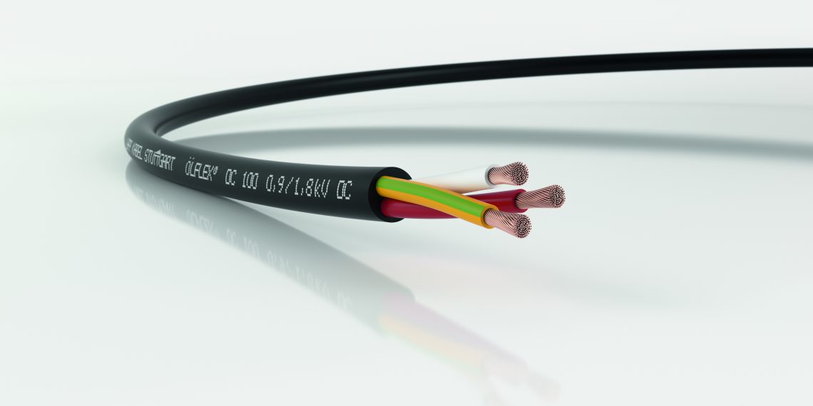 In Zukunft wird Gleichstrom vermehrt zur Energieverteilung genutzt werden. Dafür braucht man auch spezielle Kabel wie die Ölflex DC 100. Bild: Lapp