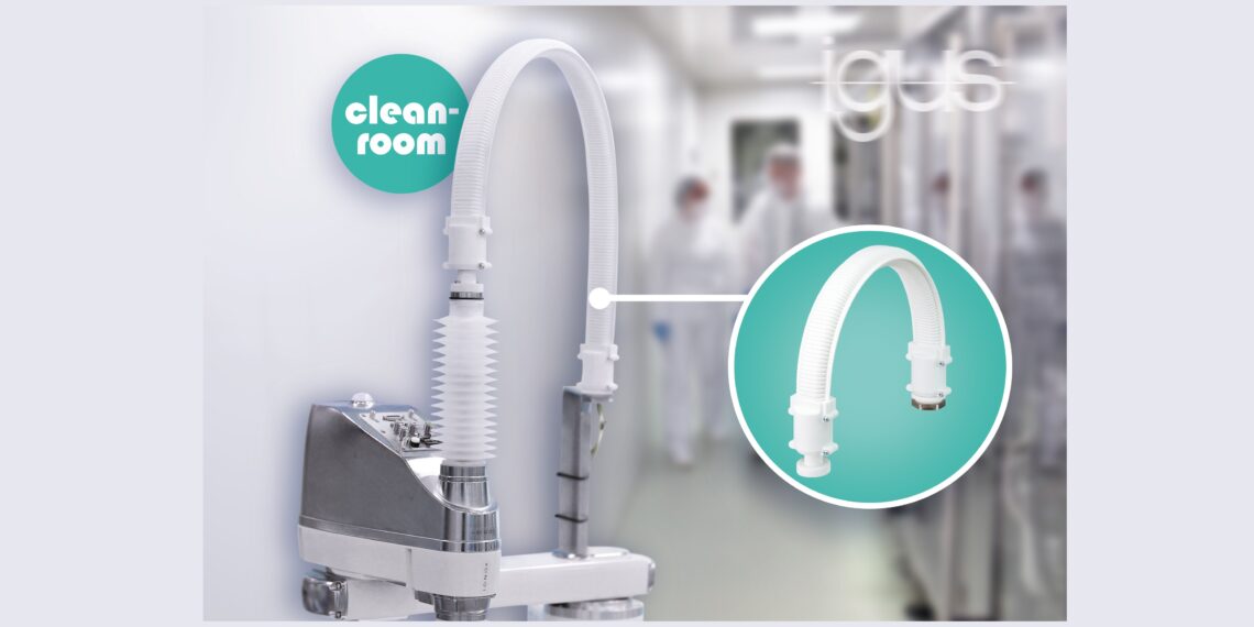 Energieführung für Roboter in Reinräumen