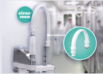 Ener­gie­füh­rung für Robo­ter in Reinräumen