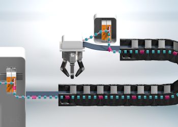 Intelligente Leitungsüberwachung in der Smart Factory: Das CF.D System von igus informiert rechtzeitig bei Veränderungen der Übertragungseigenschaften von Busleitungen