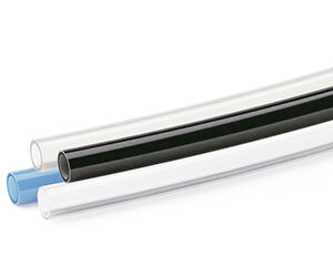 Dop­pel­wan­di­ger Schlauch sichert Medientransport