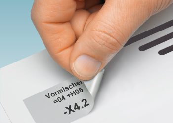 Beständige Etiketten für die Lebensmittelindustrie