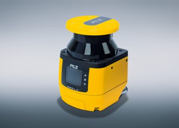 Der Sicherheits-Laserscanner PSENscan von Pilz bietet jetzt auch flexible Überwachung von vertikalen Flächen.