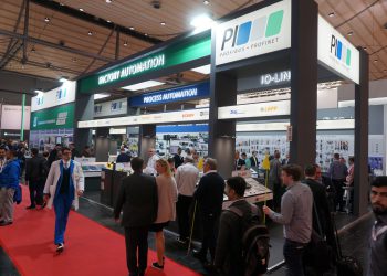 Der PI-Gemeinschaftsstand auf der Hannover Messe in Halle 9, Stand D68 zeigt aktuelle Industrie 4.0-Themen wie z. B. das Zusammenwirken von PROFINET, TSN und OPC UA oder auch ein Demo-Modell zu Security-Mechanismen. Bild: Profibus