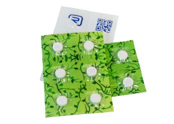 Recycelbare Push Packs aus Polyolefin-Laminat. (Bild: Romaco)