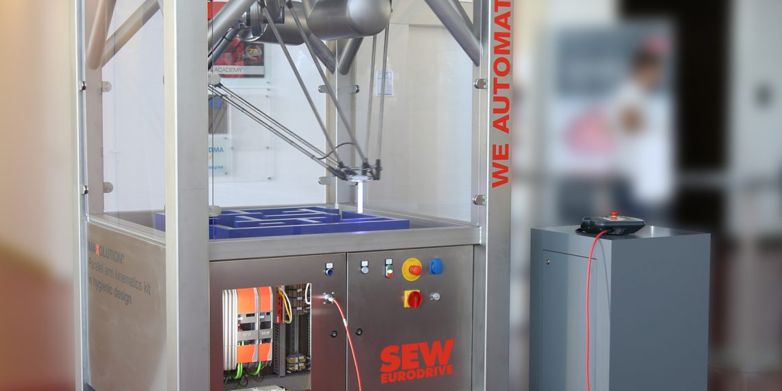 Hygienic Design Tripod. (Bild: SEW-Eurodrive)