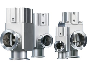 Die Hochvakuum-Eckventile der XL-Serie: Jetzt auch mit hitzebeständigem Signalgeber für die Hochtemperaturausführung, wahlweise mit Elektromagnetventil und austauschbarem Faltenbalg. (Bild: SMC Deutschland)