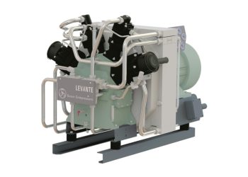 Der 3-stufig gekühlte Startluftkompressor Levante WP460L Marine verfügt über eine Auffüllleistung von bis zu 460 m³/h bei einem Druck von 30 bar. Bild: Sauer Compressors