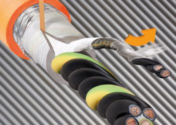 Durch die neue Paarschirmung für das Steuerpaar verkürzt sich die Installationszeit für den Monteur und die Lebensdauer der Servoleitungen erhöht sich erheblich. Bild: igus