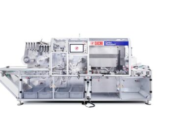 Ein­schlag­ma­schi­ne für Scho­ko­la­den­ta­feln und Schokoriegel