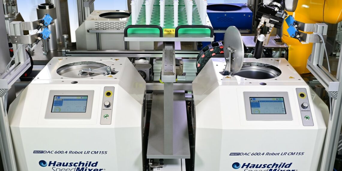 Gut dosiert, gemischt und appliziert