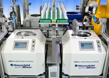 Gut dosiert, gemischt und appliziert