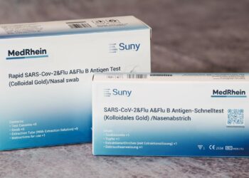 3‑in-1-Schnell­test Influ­en­za A+B & Corona