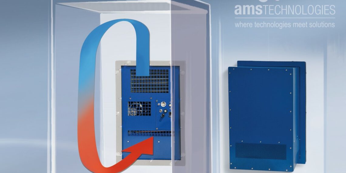 Kompakter Schaltschrankkühler auf Kompressorbasis