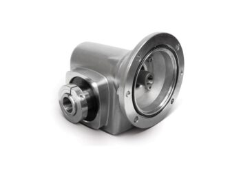 Hygie­ni­sches Edelstahl-Schneckengetriebe