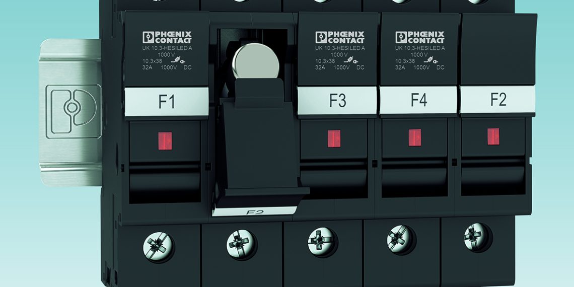 Sicherungsklemmen bis 1000 V Phoenix Contact