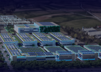 Tech­no­lo­gie­kon­zern legt Grund­stein für indus­tri­el­les Metaverse