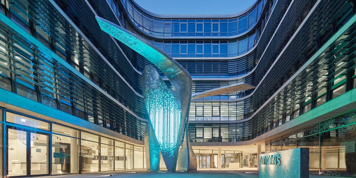 Der neue Hauptsitz von Siemens in München.