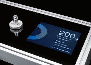 Das Exponat SupraSensor demonstriert die Funktion einer berührungslosen Waage, wie sie beispielsweise in Sicherheitswerkbänken der biologischen oder chemischen Analytik nutzbar wäre. Bild: Festo