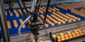 Pick and Place-Linie für Bäckereiunternehmen