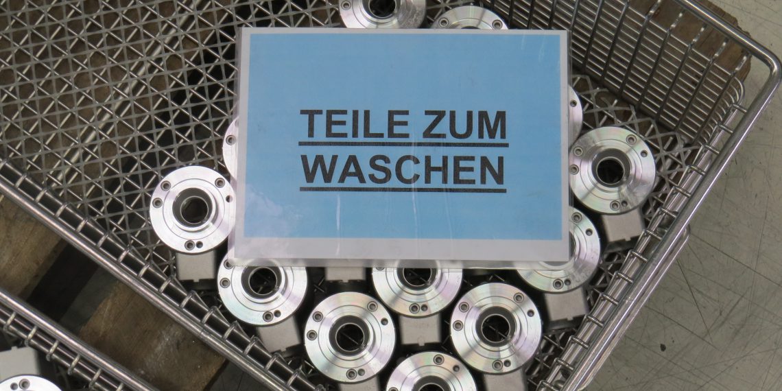 Teile zum Waschen. Bild: Kunststofftechnik Weißbach
