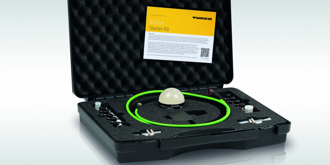 Im kompakten Starter-Kit finden Nutzer alle Komponenten für ein eigenständiges IO-Link-System. (Bild: Hans Turck)