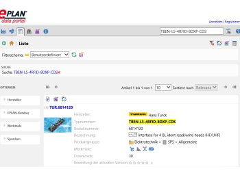 Turck veröffentlicht Eplan-Daten für seine Feldbustechnik.