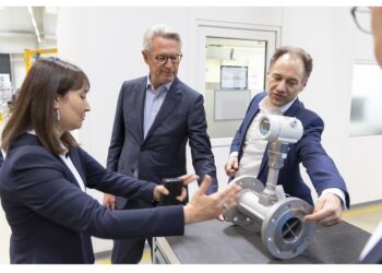 Kali­brier­ein­rich­tung für Durchflussmesser