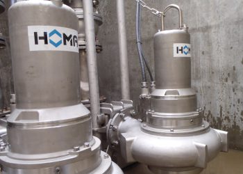 Die verschiedenen Edelstahl-Tauchmotorpumpen der Baureihen CH, CTP, CMX, CV, CVX, CK – konzipiert mit Druckanschlüssen 2“ bis DN 150 – eignen sich für den Dauerbetrieb in der chemischen Industrie und bei der Entsorgung chemisch belasteter Abwässer. (Bild: Homa Pumpenfabrik)