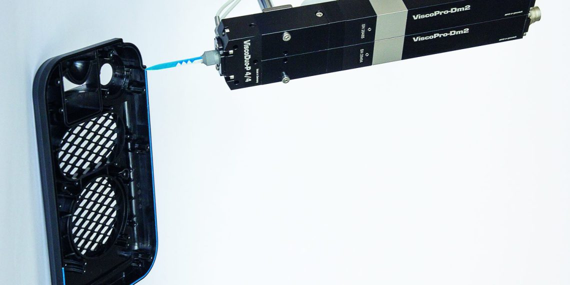 Der ViscoDuo-P4/4 hatte bei ViscoTec den größten Marktanteil der Dispenser für Kleinstmengen in 2018. Bild: ViscoTec