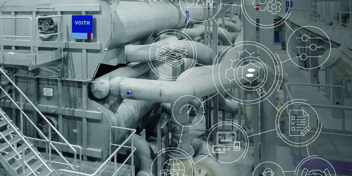 Hamburger Rieger setzt erstmalig Effizienz-System von Voith für weiß gedeckte Testliner-Produktion ein