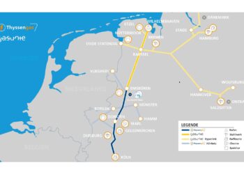 Nord-Süd-Kor­ri­dor für Wasserstoff