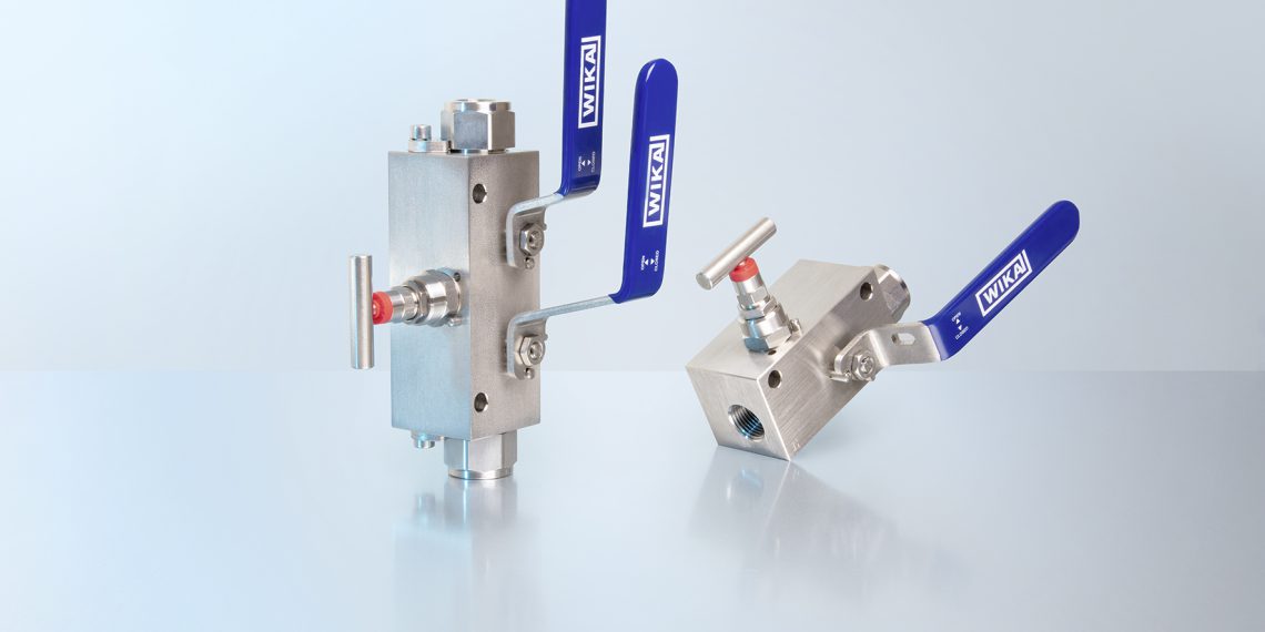 Wika Monoblock mit zwei Ventilarten für enge Einbausituationen