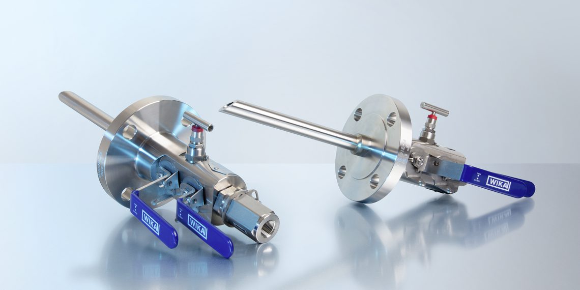 Wika Monoblock für Probeentnahmen und Einspritzprozesse