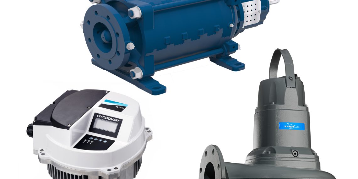 Produkte von Xylem für smartes Wasser- und Abwassermanagement.