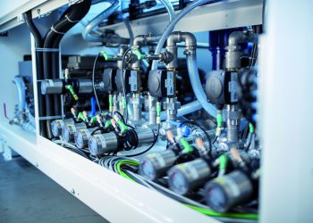Modulare Plattform für individuelle Lösungen in Metall- und Kunststoffbearbeitung: Prozesstemperaturen zuverlässig regeln. Bild: Bürkert Fluid Control Systems