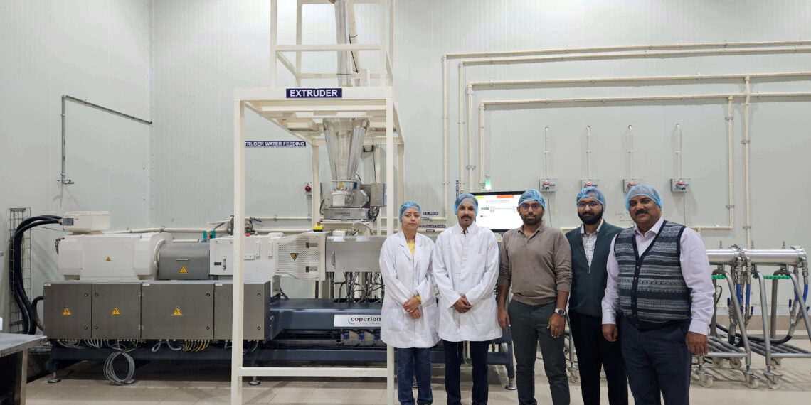 Produktion von pflanzlichen Fleischersatzprodukten