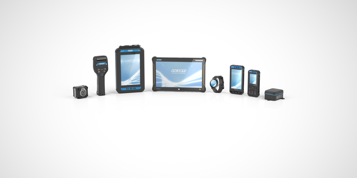 Ecom zeigt erweitertes Portfolio mit neu entwickeltem Smartphone, digitalen Services und innovativen Peripheriegeräten